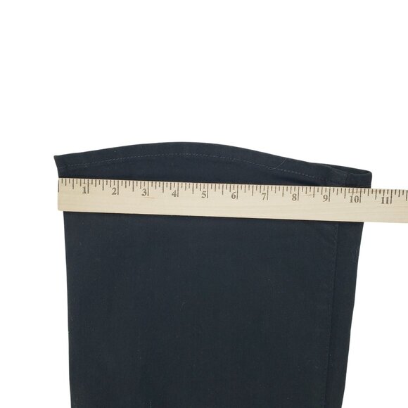 Levi's 726 Flare Jeans Women 10 Med Black Stretch Slim Fit High Rise 30X30 NWT - Picture 12 of 13